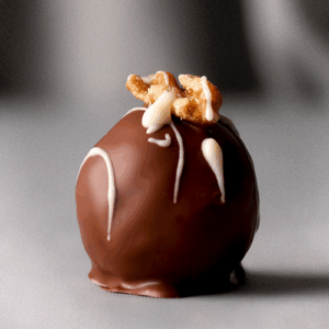 trufa com nozes e manjericao