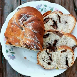 Babka de Chocolate ao Leite