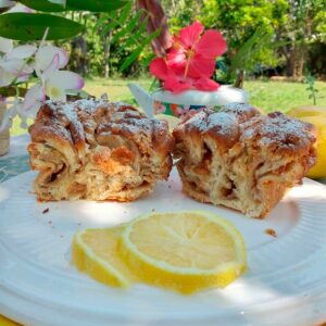 Babka de Chocolate Branco e Limão Siciliano